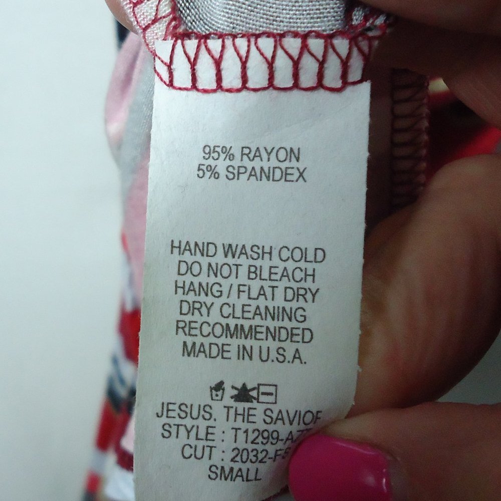 Reborn J Chevron Print Multi Color A Line Dress - image 7